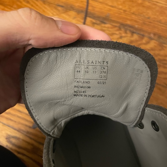 High top suede desert boots - Picture 3 of 4